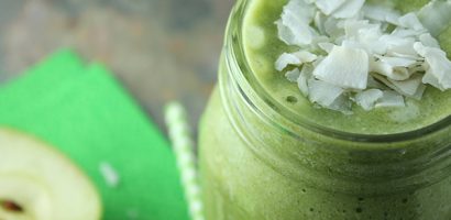 Coconut spinach smoothie