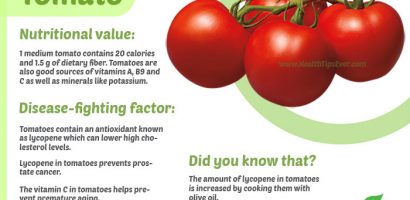 Health benefits of tomato with infographics