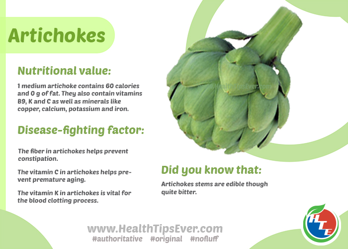 What are the health benefits of artichokes?
